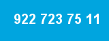 922 723 75 11 922 723 75 11